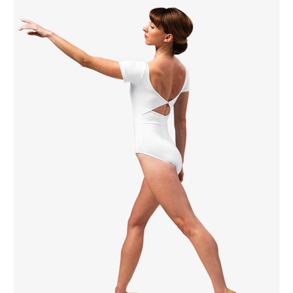 Ansliewear “Daria” Lace Short Sleeve Leotard - Picture 3 of 4